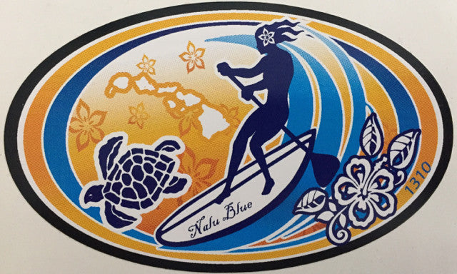 stand up paddleboarder riding wave