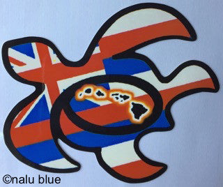 hawaiian flag honu