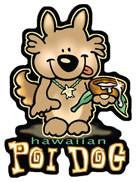 hawaiian poi dog decal
