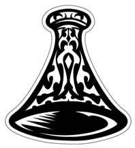 hawaiian tribal poi pounder decal
