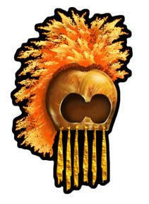 hawaiian helmet icon Hawaiian Warrior Helmet Decal