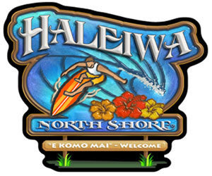 Haleiwa north shore sign decal