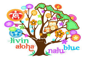 livin aloha tree decal