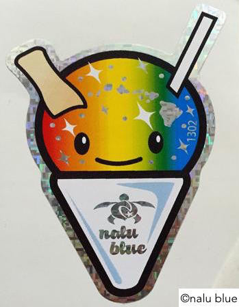 cute hawaiian shave ice decal