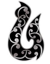 fish and hook tribal Tribal Fish Hook Decal