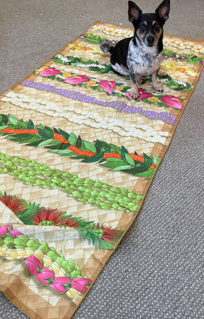 Lei Stand Beach Towel