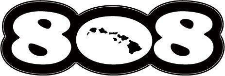 808 Hawaii Decal