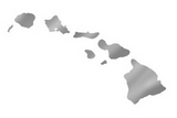 chrome hawaiian islands decal