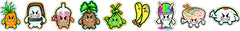 Cute Angry Hawaiian Food Characters