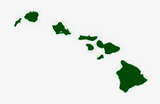 green hawaiian islands decals