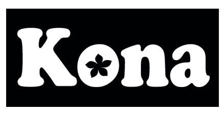 Kona with flower in O decal