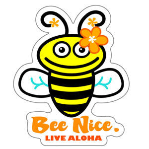 cartoon bee decal with bee nice