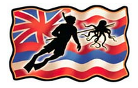 hawaiian flag spear diver tako