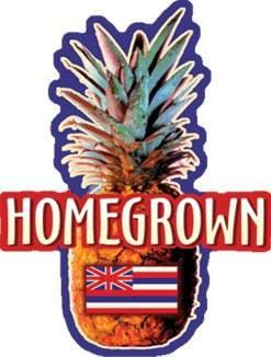 homegrown pineapple decal