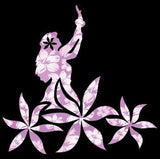 lavender tiare hula girl