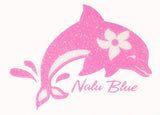 glitter pink dolphin decal