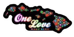one love rainbow flowers hawaiian islands