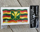 rasta hawaiian flag decal