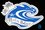Nalu Blue Wave Decal