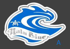 Nalu Blue Wave Decal